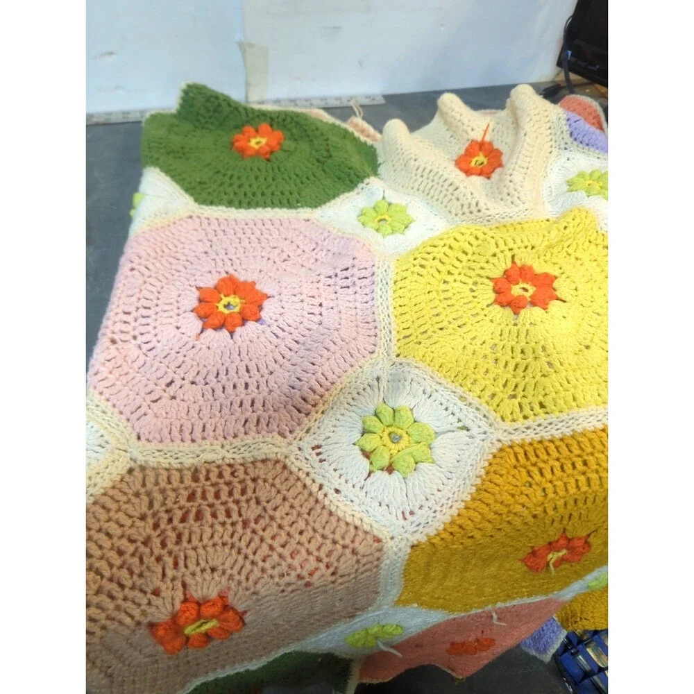 Handmade vintage knitted